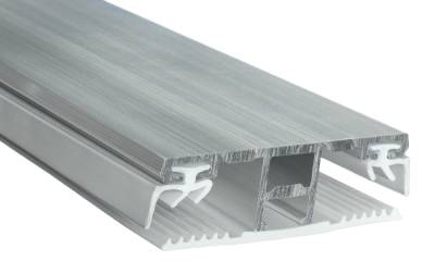 Alu/rubber profiel voor 10 mm