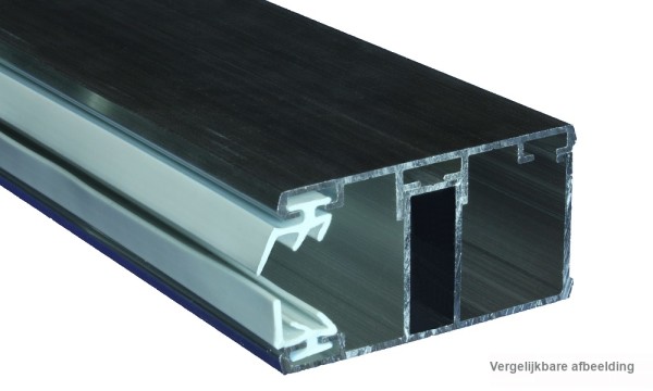 Randprofiel, aluminium / aluminium, voor 16 mm, geperst blank