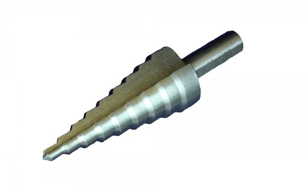 Getrapte boor, HSS staal, 4 - 20 mm, traphoogte ca. 4 mm