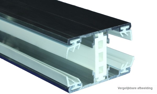 Verbindingsprofiel, aluminium / thermo, voor 25 mm, geperst blank