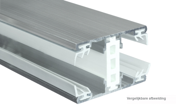 Verbindingsprofiel, aluminium / thermo, voor 25 mm, geperst blank