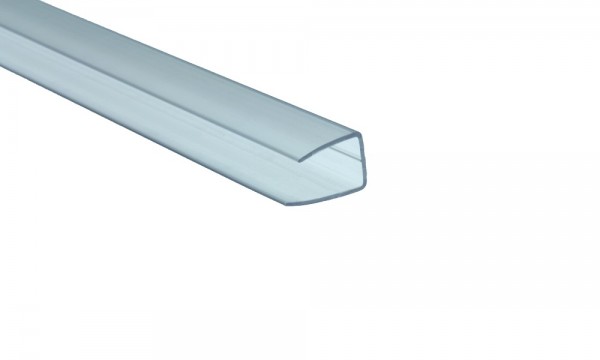 Afsluitprofiel van polycarbonaat, transparant 6 mm