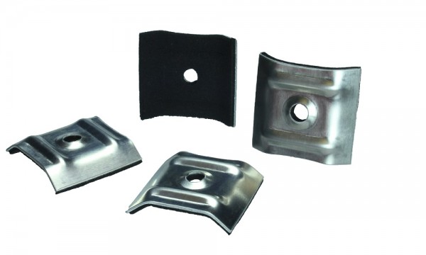 Kalot van aluminium voor profiel trapez 76/18 en 70/18