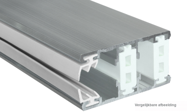 Randprofiel, aluminium / thermo, voor 16 mm, geperst blank