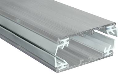 Alu/Alu doorschroefprofiel voor 4/4,5 en 6 mm
