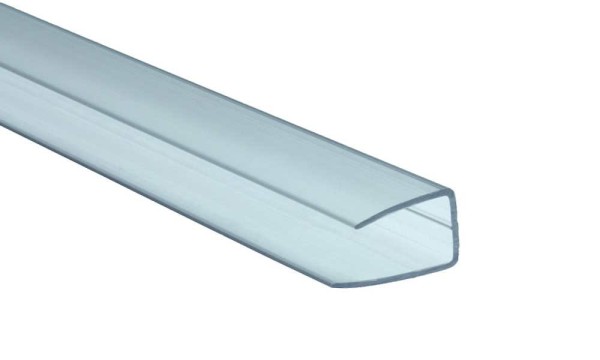 Afsluitprofiel van polycarbonaat, transparant 10 mm