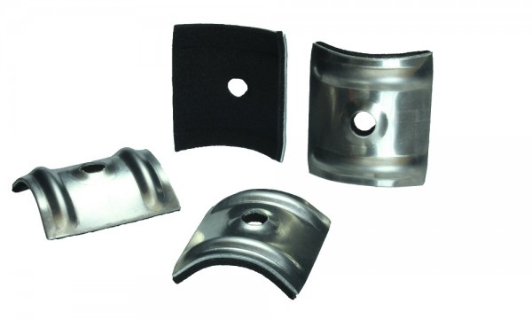 Bolkap van aluminium voor profiel Sinus 76/18
