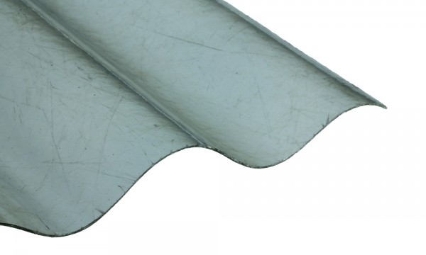 Polyester golfplaten, natuur 1,0 mm, 76/18 sinus