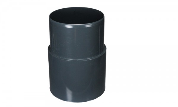 Schuifmof, antraciet, PVC, DN 75