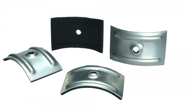 Kalot van aluminium voor profiel Sinus 177/51