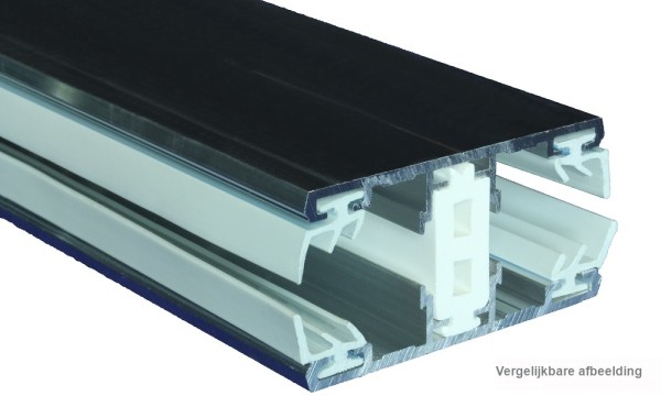 Verbindingsprofiel, aluminium/thermo, voor 16 mm, geperst blank
