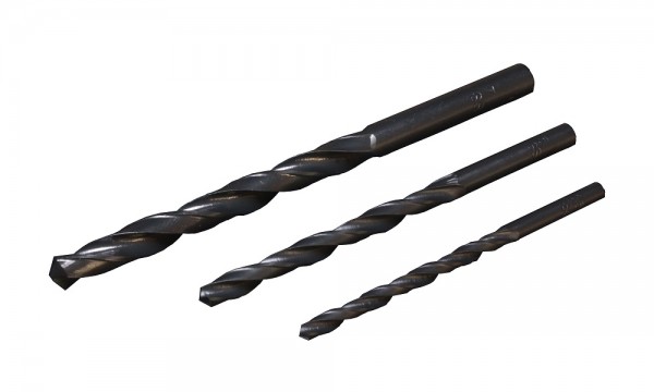 HSS-borenset, 3,5 mm, 5 mm en 7 mm, rolgewalst