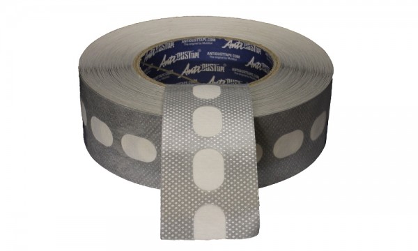 Voor kanaalplaten van 25-32 mm: Antidust-plakband ca. 43 mm breed