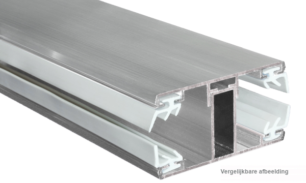 Verbindingsprofiel, aluminium / aluminium, voor 16 mm, geperst blank