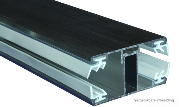 Verbindingsprofiel, aluminium/aluminium, voor 16 mm, geperst blank