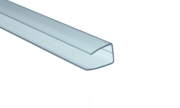 Afsluitprofiel van polycarbonaat, transparant 10 mm