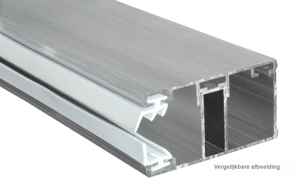 Randprofiel, aluminium / aluminium, voor 16 mm, geperst blank