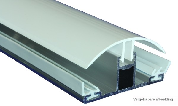 Verbindingsprofiel, aluminium/PVC, voor 16 mm, geperst blank