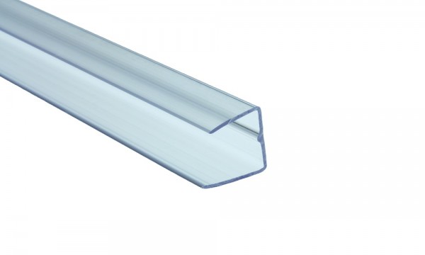 Afsluitprofiel van polycarbonaat, transparant 16 mm
