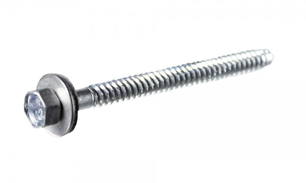 6,3 x 75 roestvrijstalen schroef voor metalen onderconstructie type 6