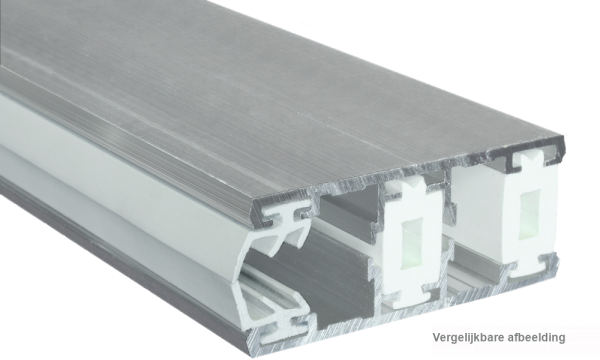 Randprofiel, aluminium / thermo, voor 10 mm, geperst blank